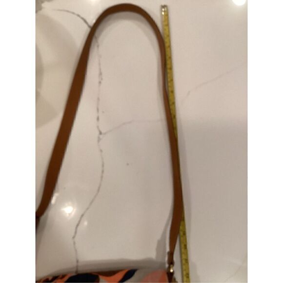 Fossil Preston Flap Canvas Crossbody Bag Floral Pockets Galore GUC - Picture 12 of 14